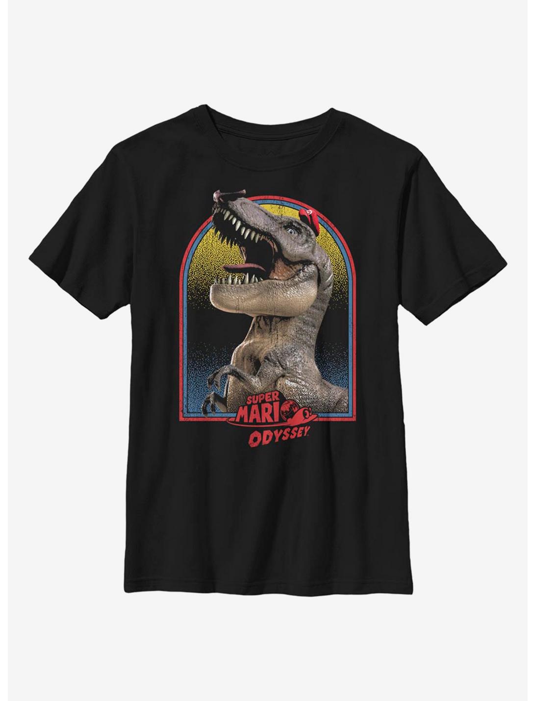 Nintendo Super Mario Dino Odyssey Youth T-Shirt, BLACK, hi-res