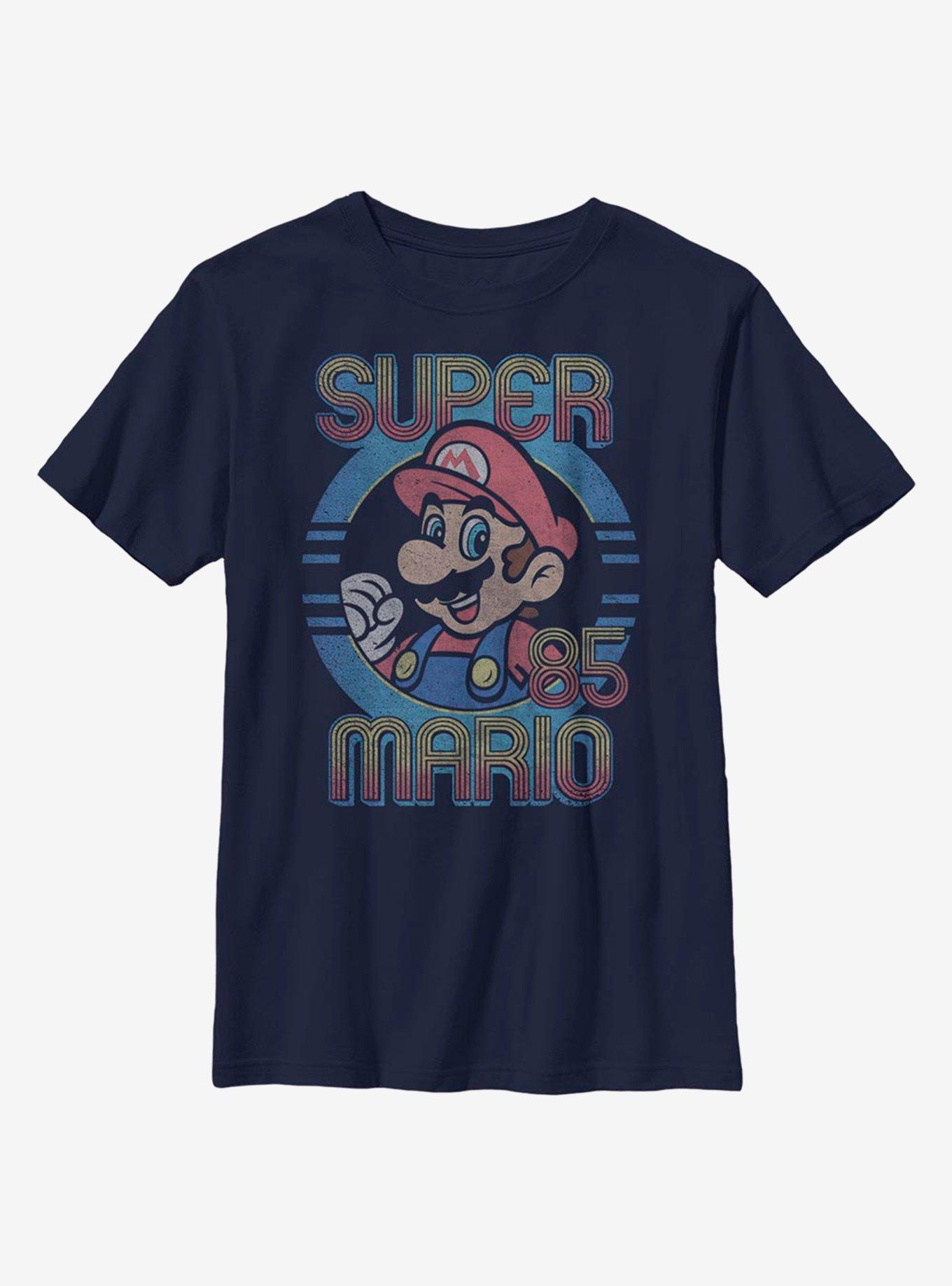 Nintendo Super Mario Super '85 Fade Youth T-Shirt, , hi-res