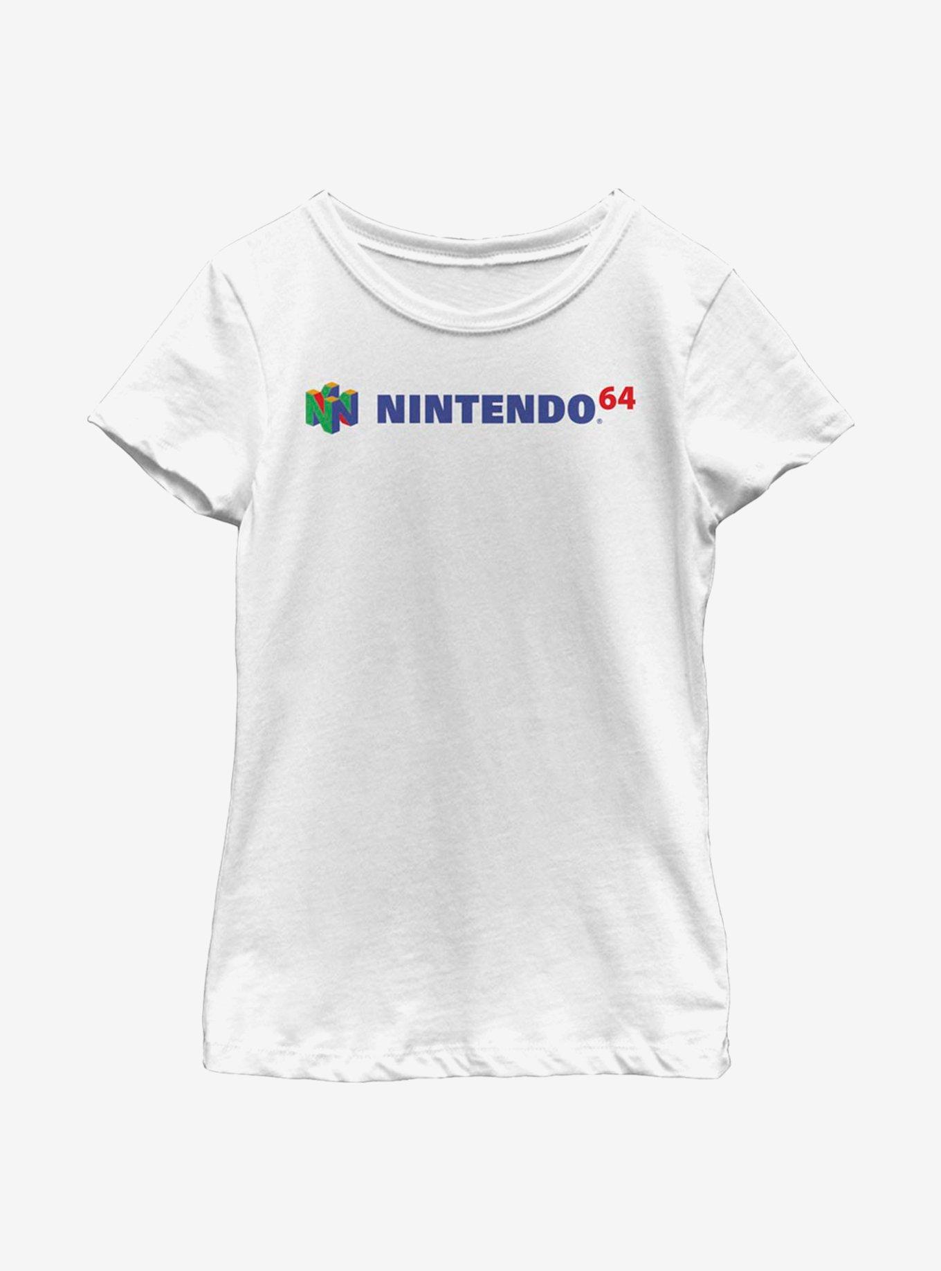 Nintendo Full N64 Logo Youth Girls T-Shirt, , hi-res