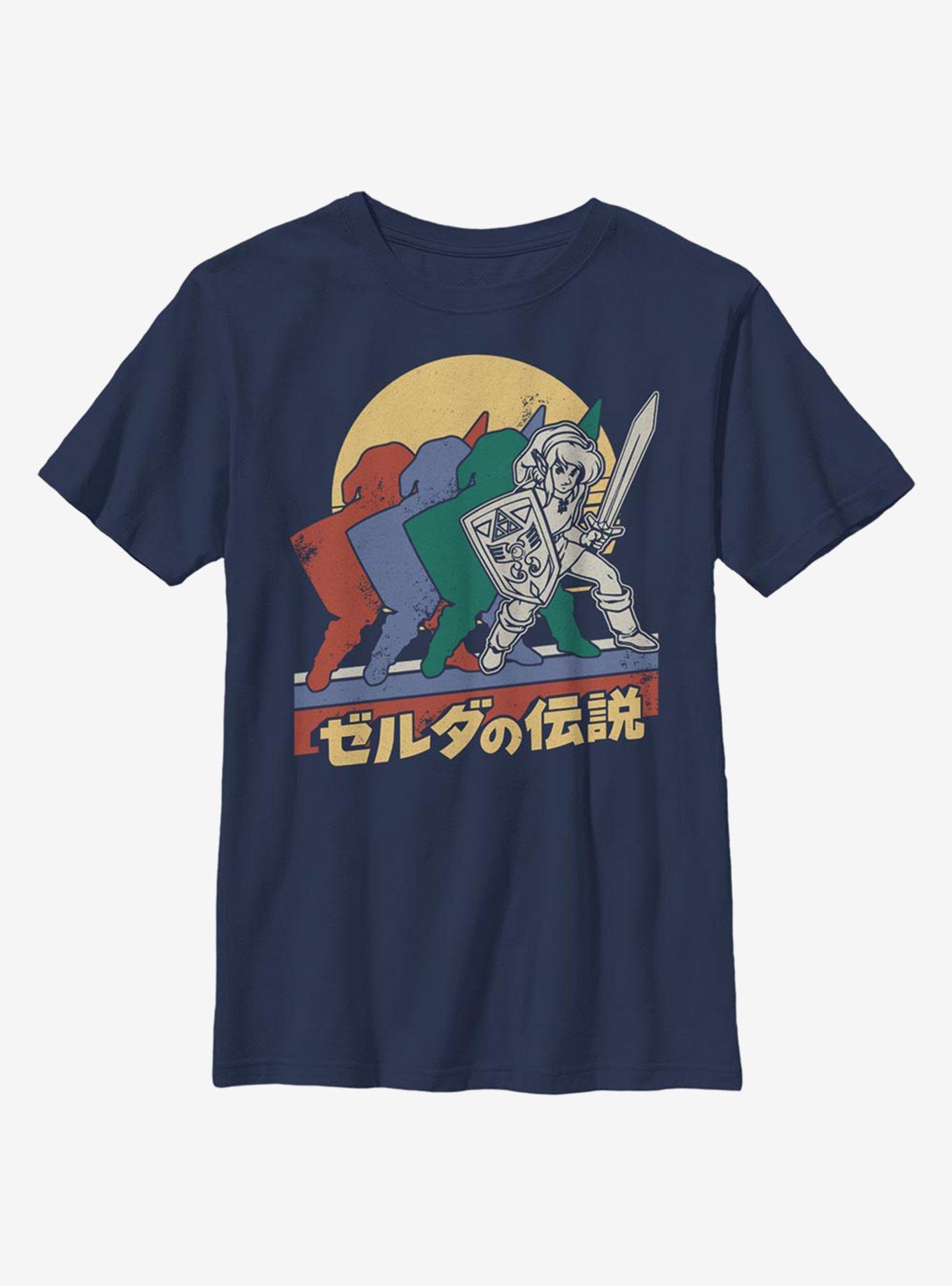 Nintendo The Legend Of Zelda Silhouette Youth T-Shirt, , hi-res