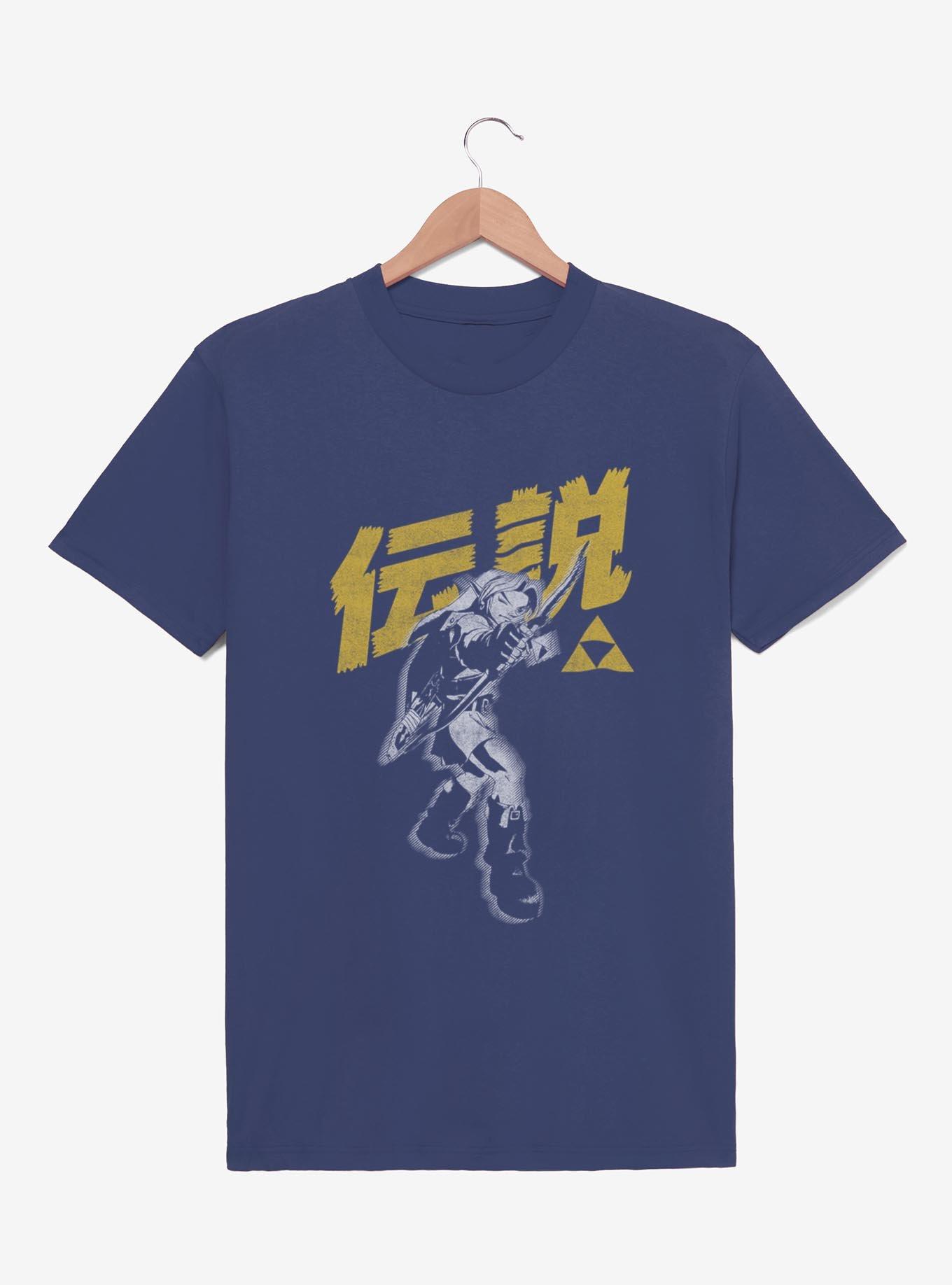 Nintendo The Legend Of Zelda Japanese Text T-Shirt