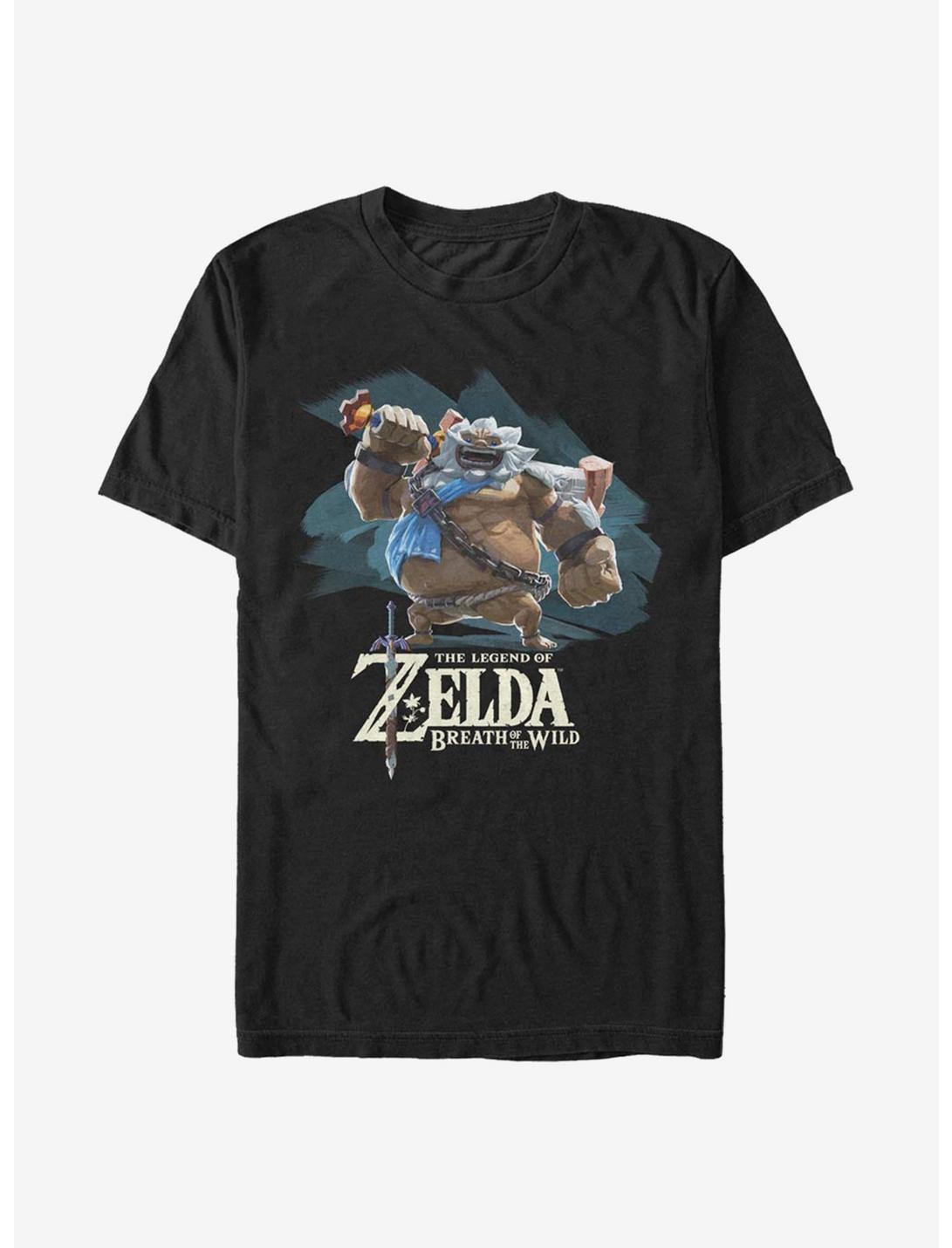 Nintendo The Legend Of Zelda Goron Paint T-Shirt, BLACK, hi-res