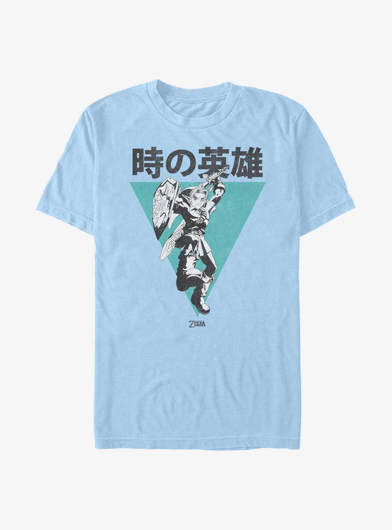 Nintendo The Legend Of Zelda Japanese Text T-Shirt, , hi-res