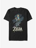 Nintendo The Legend Of Zelda Paint T-Shirt, BLACK, hi-res