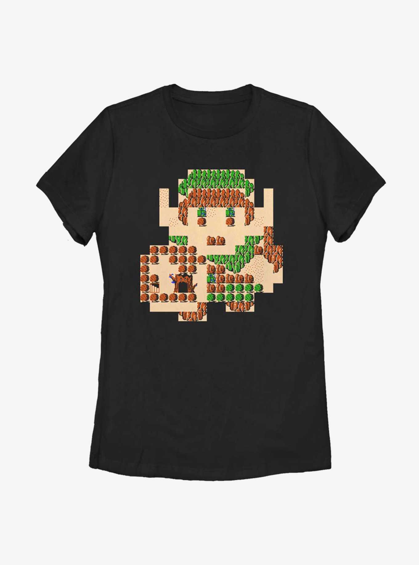Nintendo The Legend Of Zelda Link Map Womens T-Shirt, , hi-res