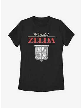 Nintendo The Legend Of Zelda Shield Womens T-Shirt, , hi-res
