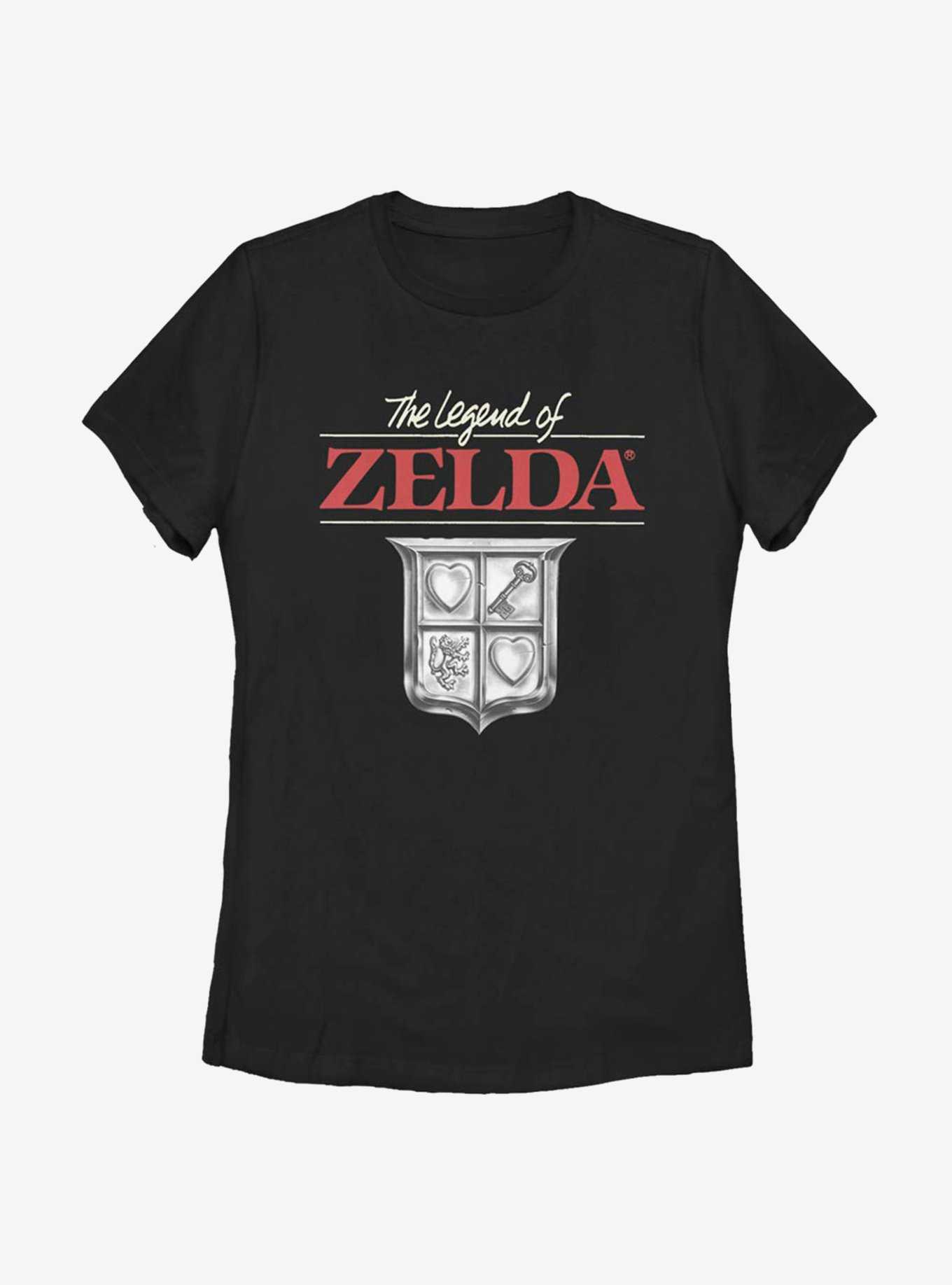 Nintendo The Legend Of Zelda Shield Womens T-Shirt, , hi-res