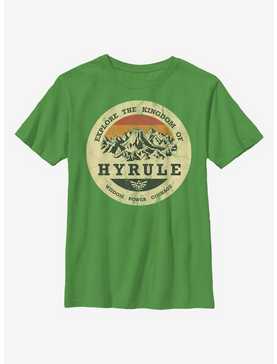 Nintendo The Legend Of Zelda Explore Hyrule Youth T-Shirt, , hi-res