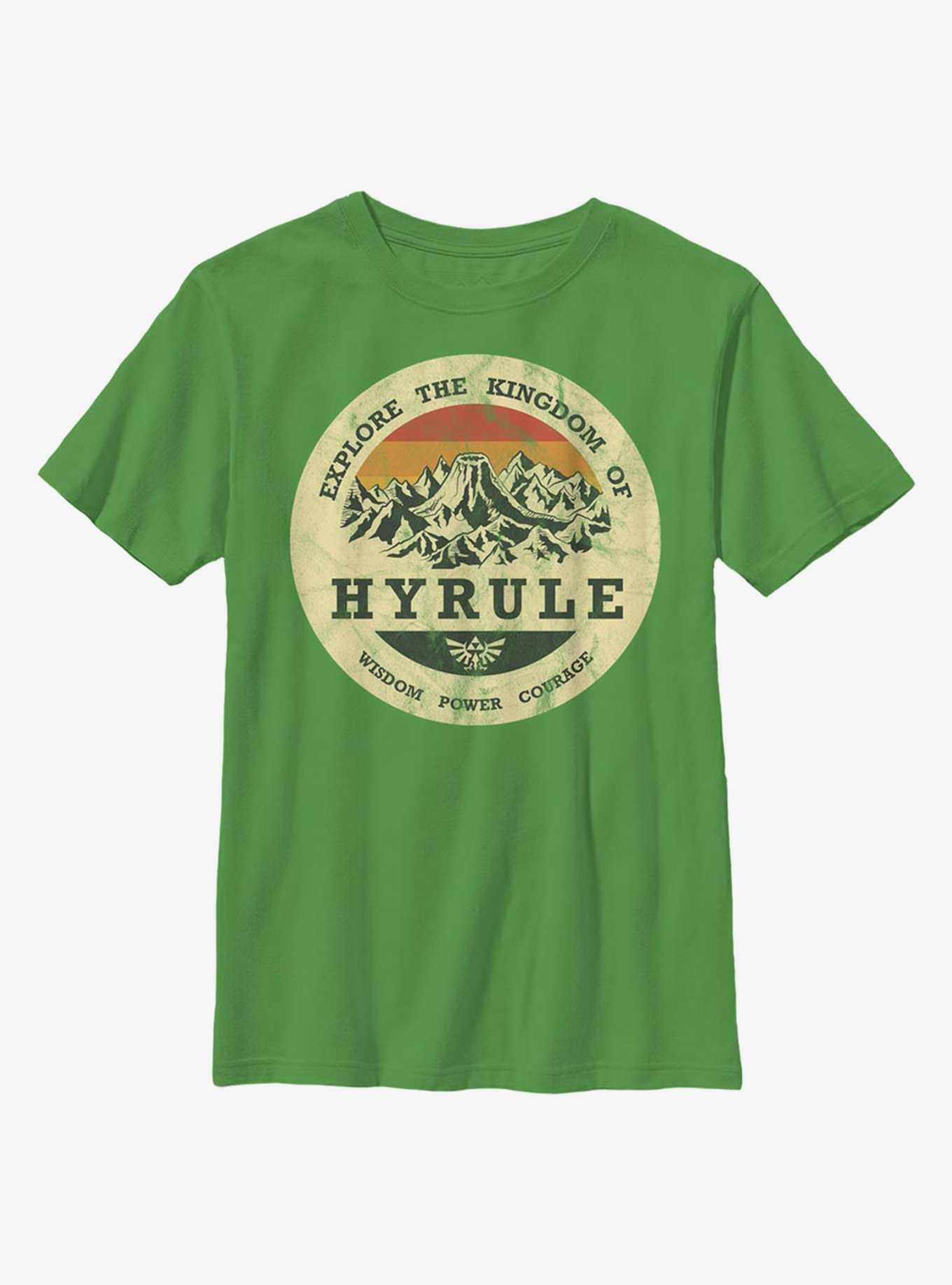 Nintendo The Legend Of Zelda Explore Hyrule Youth T-Shirt, , hi-res
