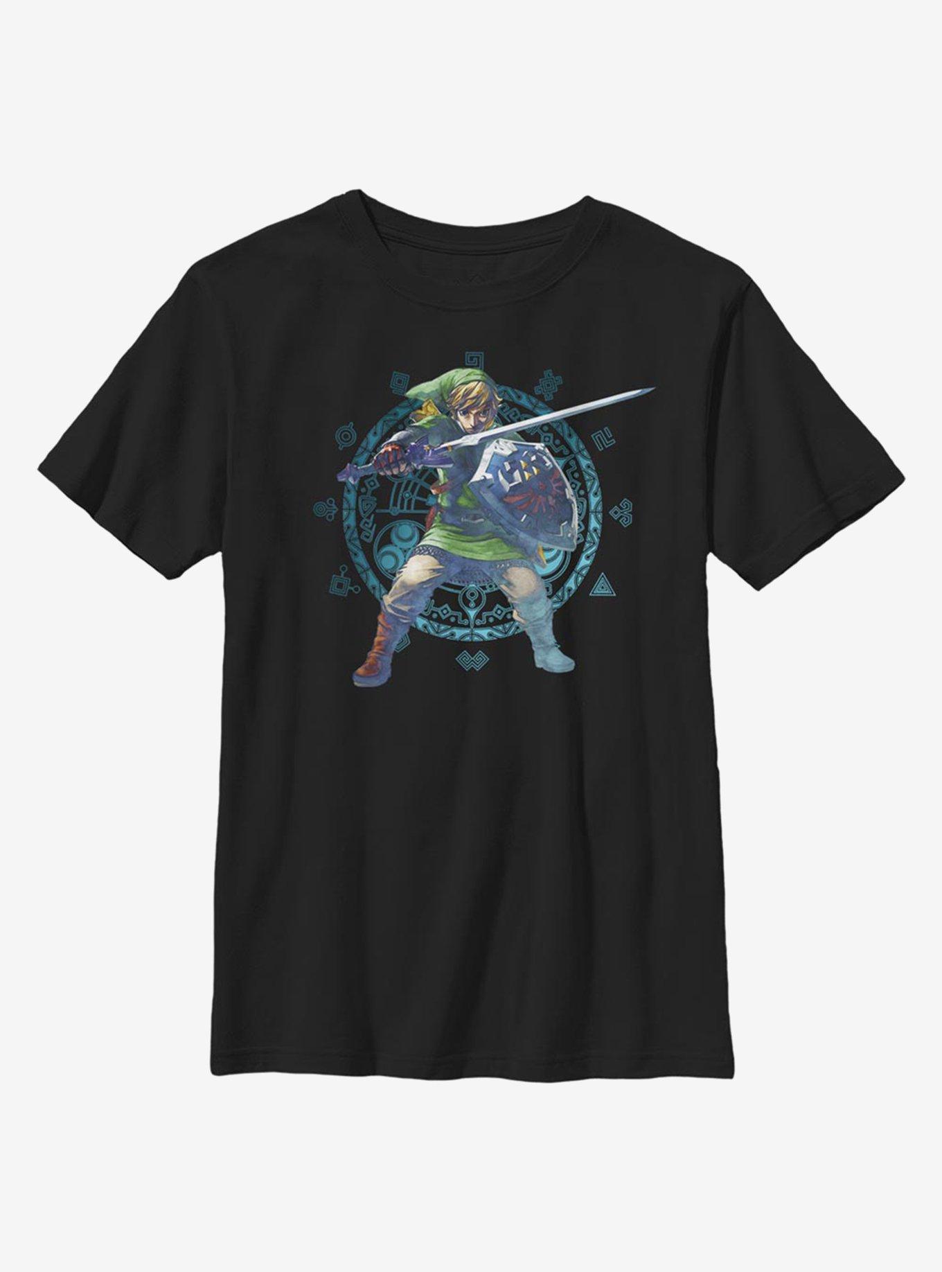 Nintendo The Legend Of Zelda Link Ready Youth T-Shirt, , hi-res