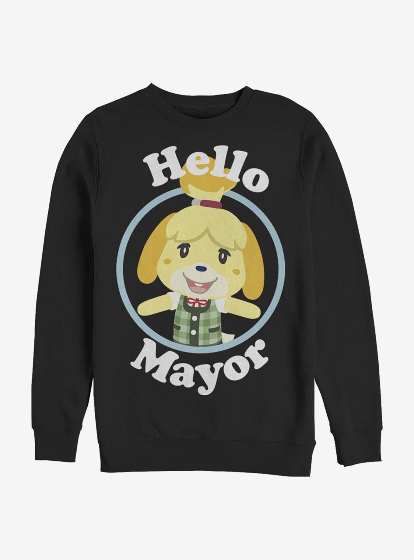 Nintendo Animal Crossing Hello Mayor Sweatshirt, , hi-res