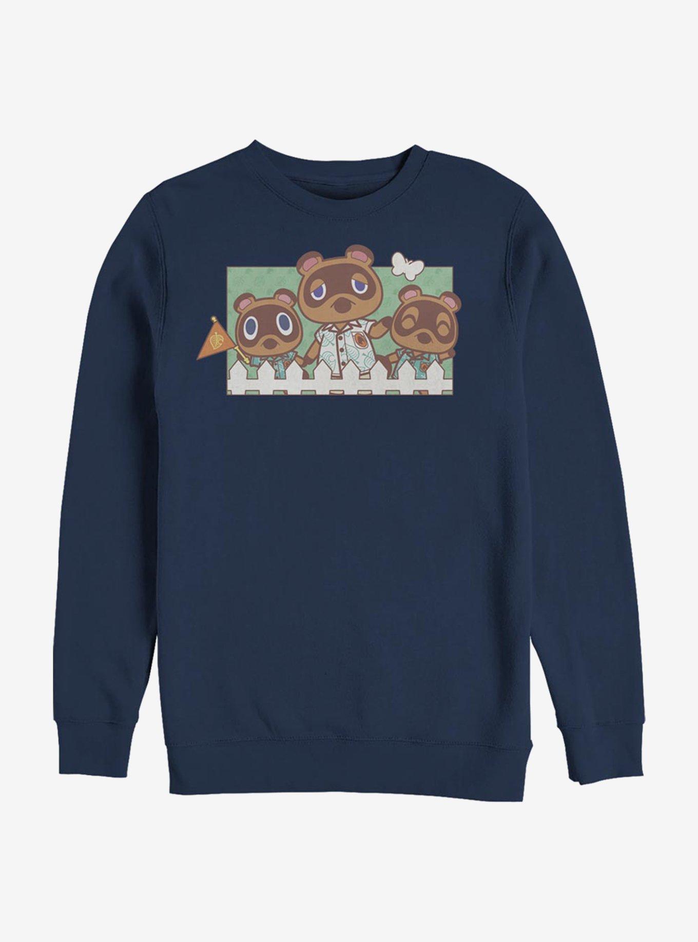 Nintendo Animal Crossing Nook Family Sweatshirt, NAVY, hi-res