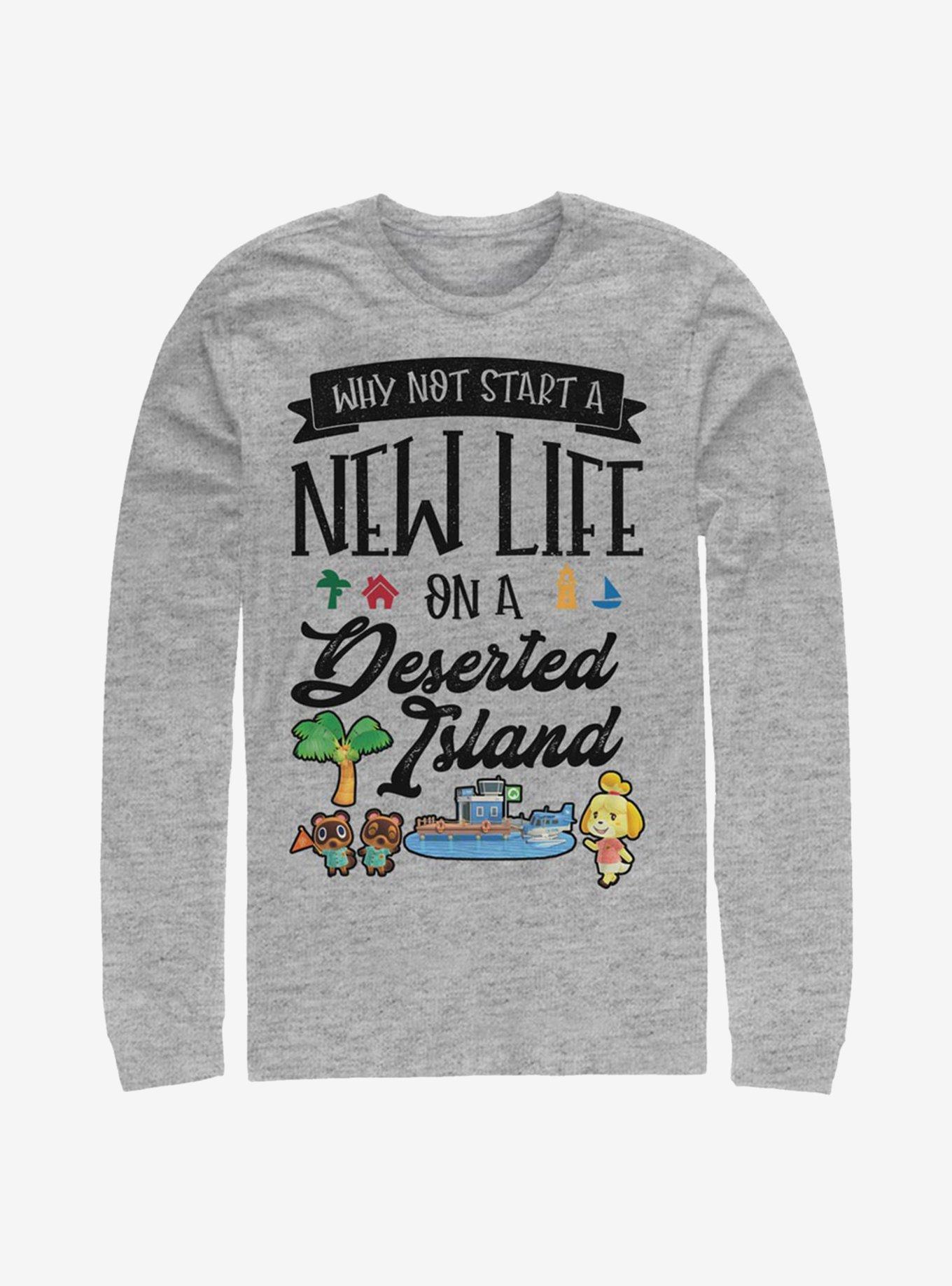 Nintendo Animal Crossing Start Anew Long-Sleeve T-Shirt, , hi-res