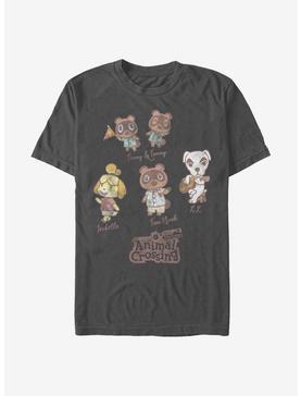 Nintendo Animal Crossing Character Textbook T-Shirt, , hi-res