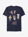 Nintendo Animal Crossing Character Textbook T-Shirt, NAVY, hi-res