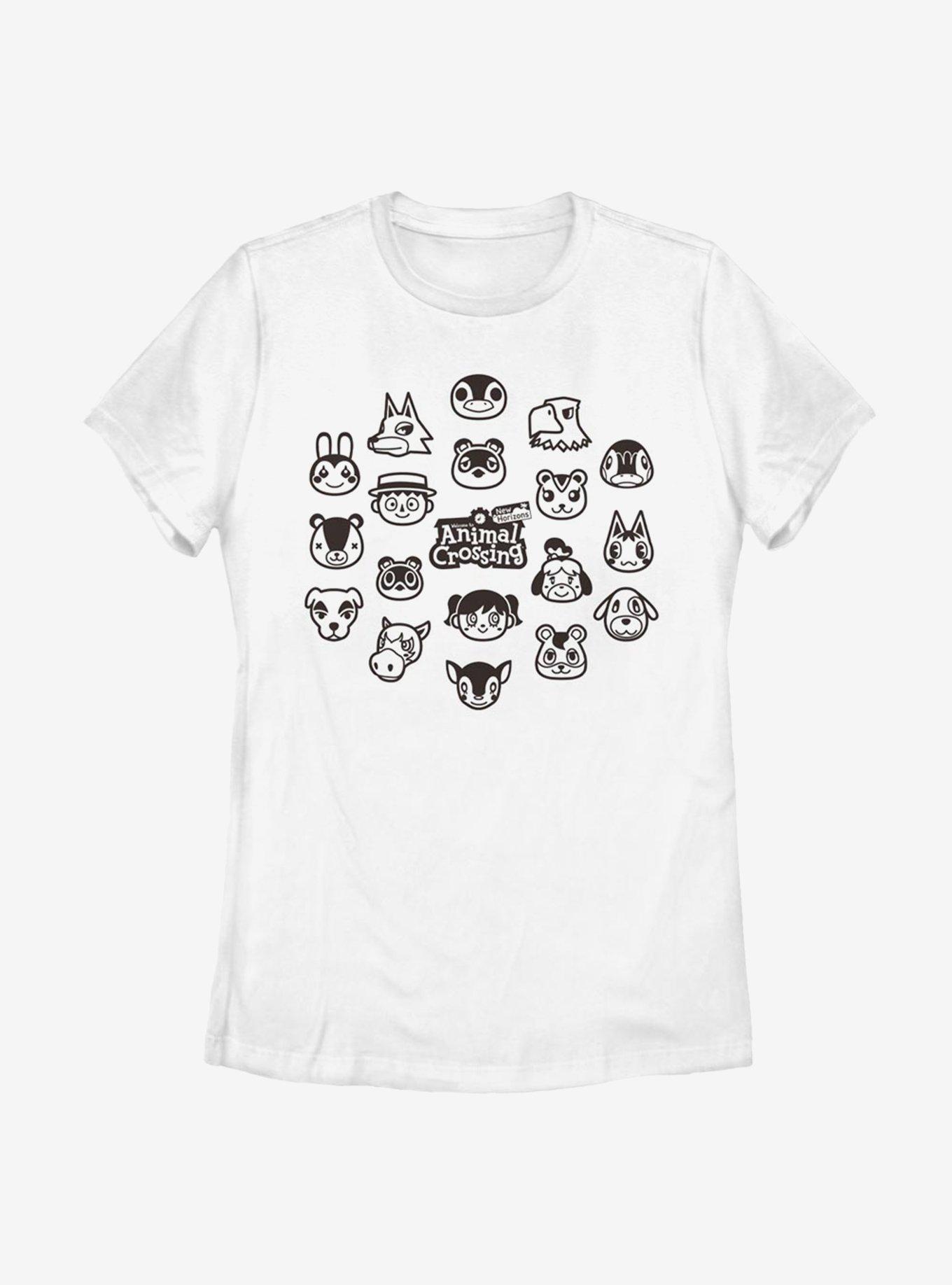 Nintendo Animal Crossing: New Horizons Group Womens T-Shirt, , hi-res