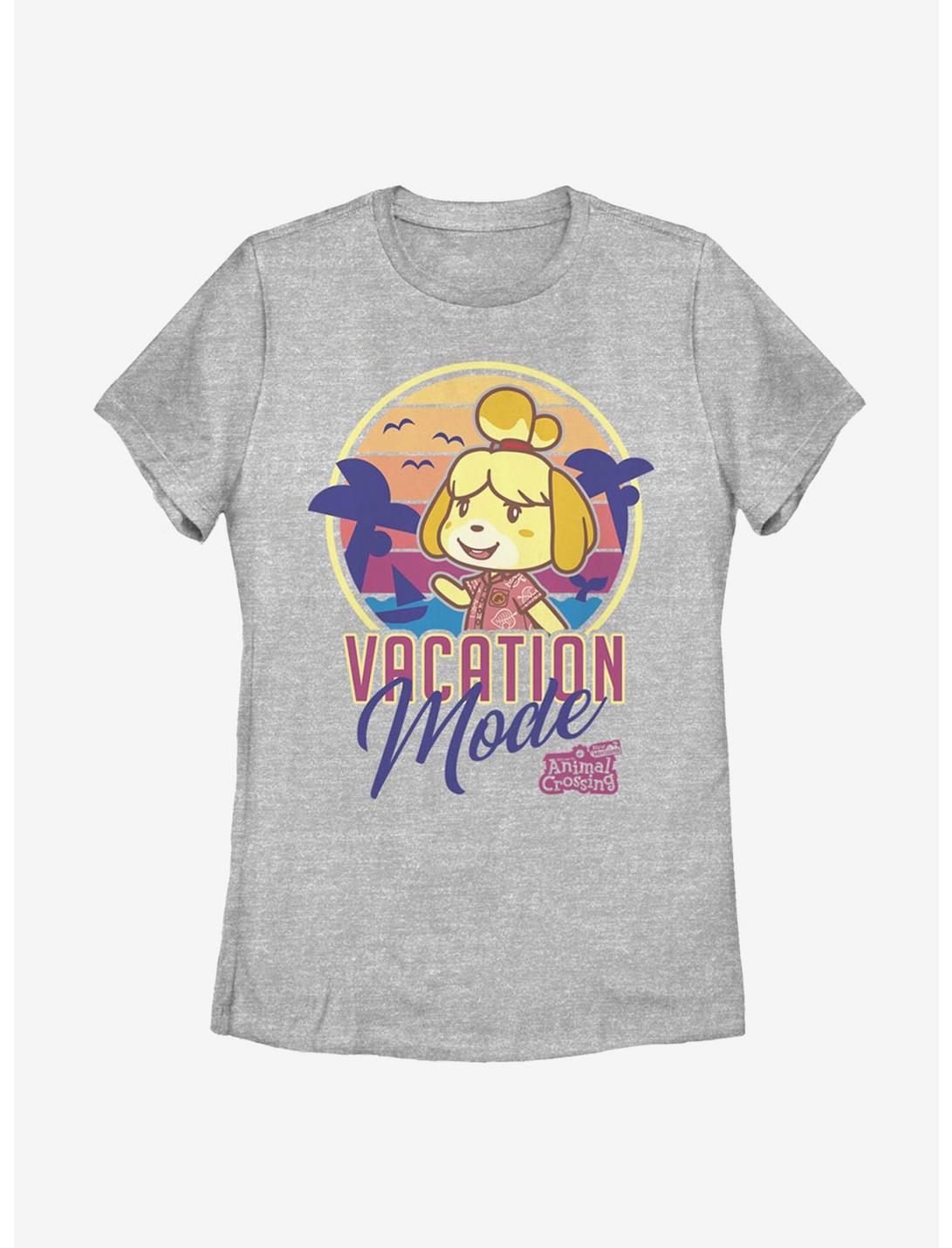 Nintendo Animal Crossing Vacation Mode Womens T-Shirt, ATH HTR, hi-res
