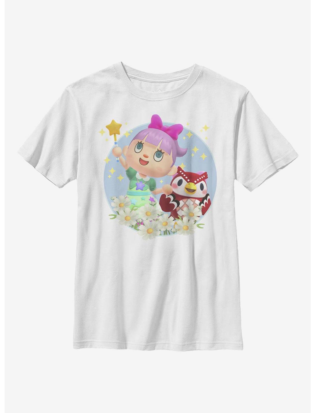 Nintendo Animal Crossing Girly Youth T-Shirt, WHITE, hi-res