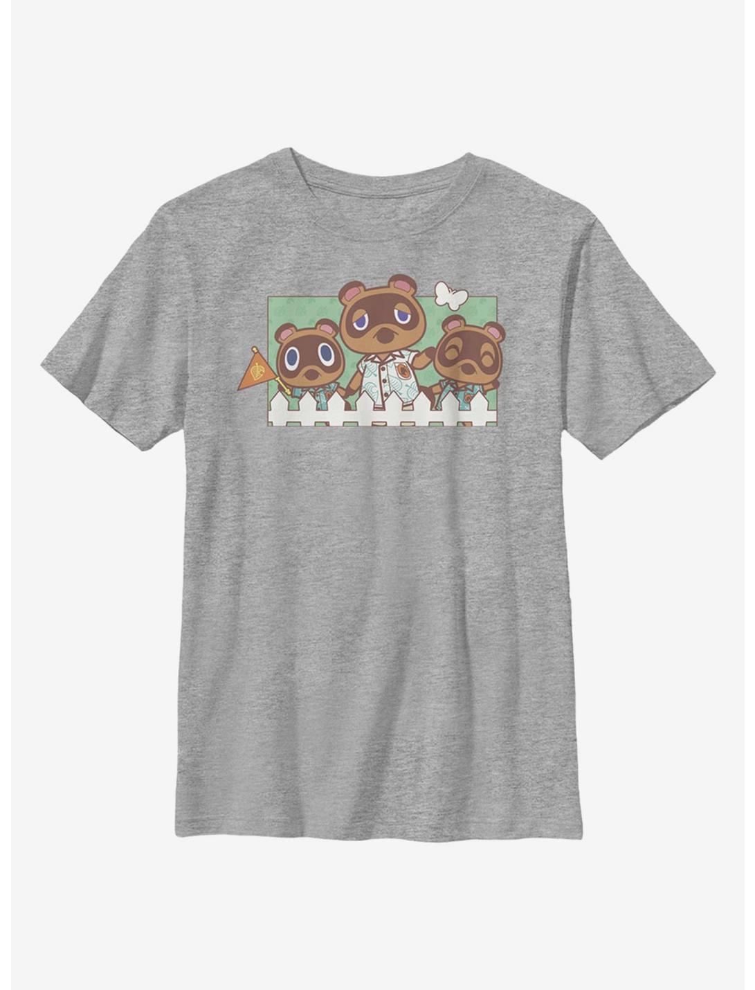 Nintendo Animal Crossing Nook Family Youth T-Shirt, ATH HTR, hi-res
