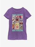 Nintendo Animal Crossing: New Horizons Box Up Youth Girls T-Shirt, PURPLE BERRY, hi-res