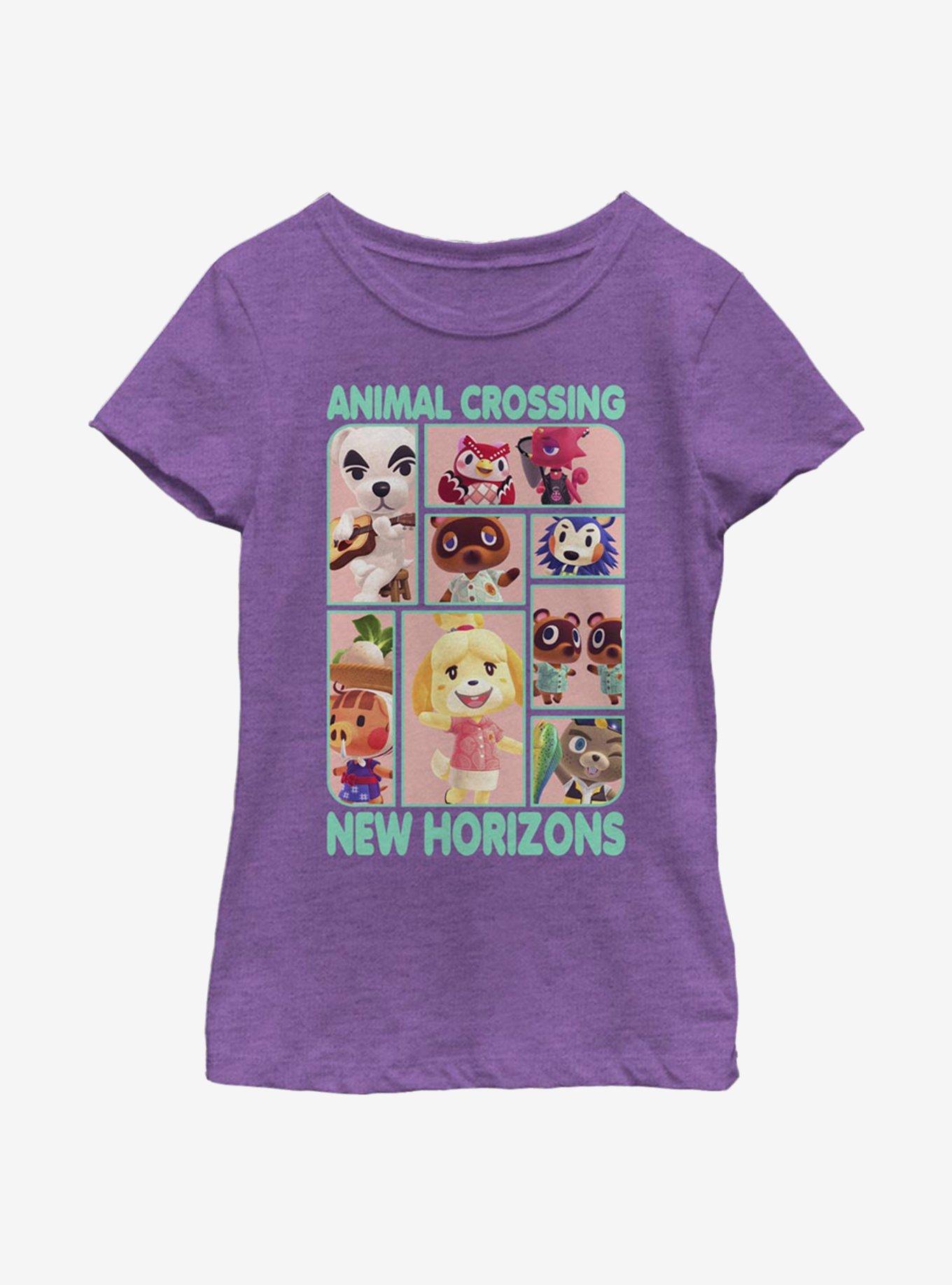 Nintendo Animal Crossing: New Horizons Box Up Youth Girls T-Shirt, , hi-res