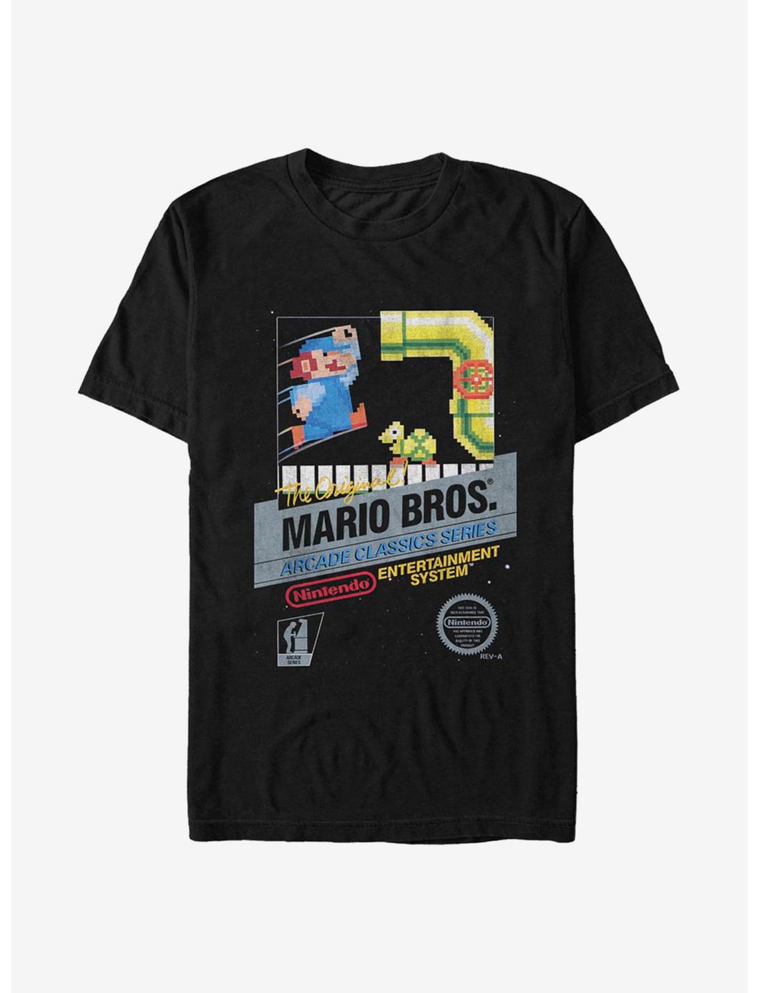 Nintendo Super Mario Arcade Classic T-Shirt, BLACK, hi-res
