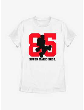 Nintendo Super Mario 85 With Mario Silhouette Womens T-Shirt, , hi-res