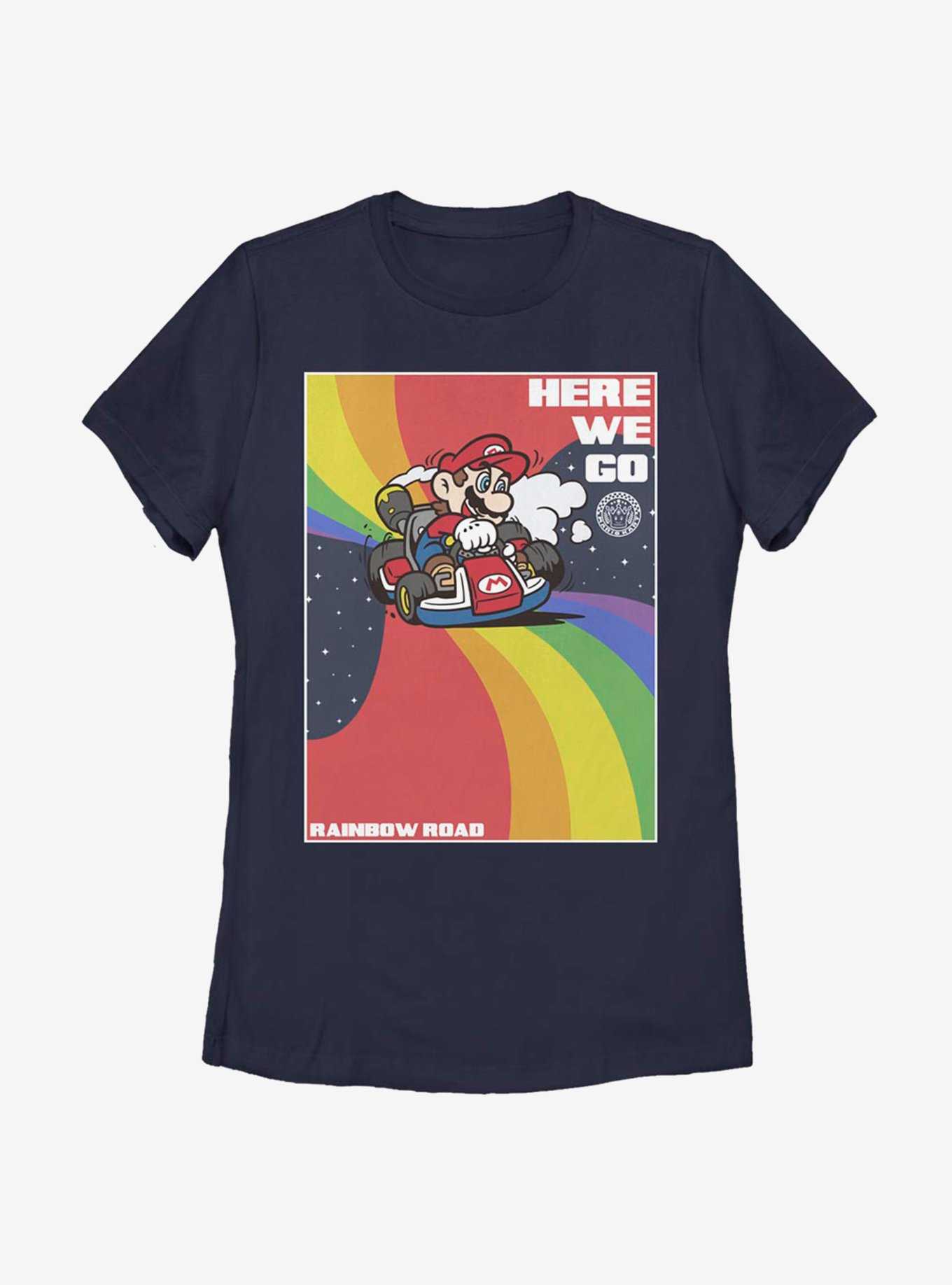 Nintendo Super Mario Here We Go Womens T-Shirt, , hi-res