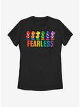 Nintendo Super Mario Yoshi Fearless Womens T-Shirt, BLACK, hi-res