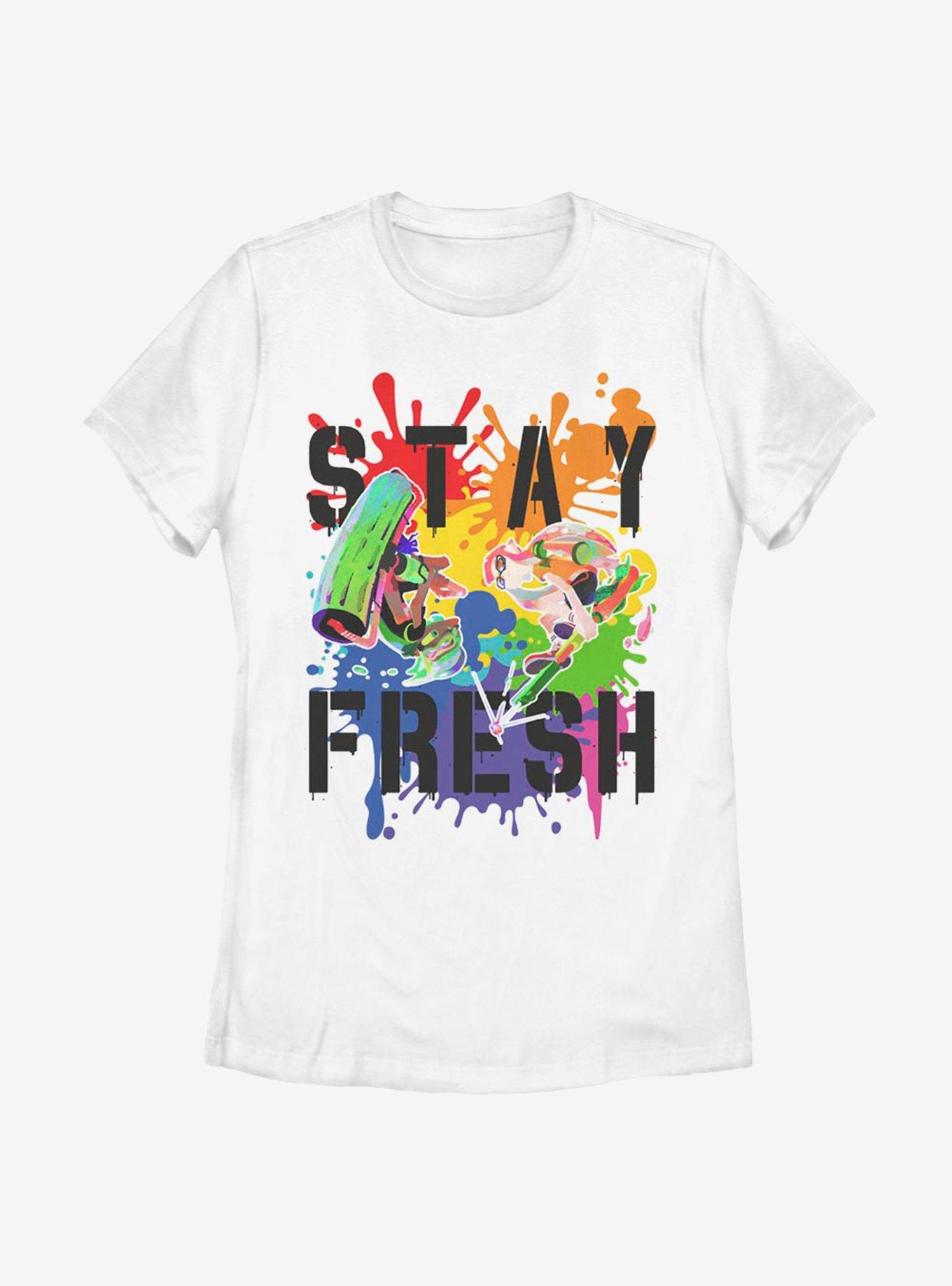Nintendo Splatoon Rainbow Stay Fresh Womens T-Shirt, , hi-res