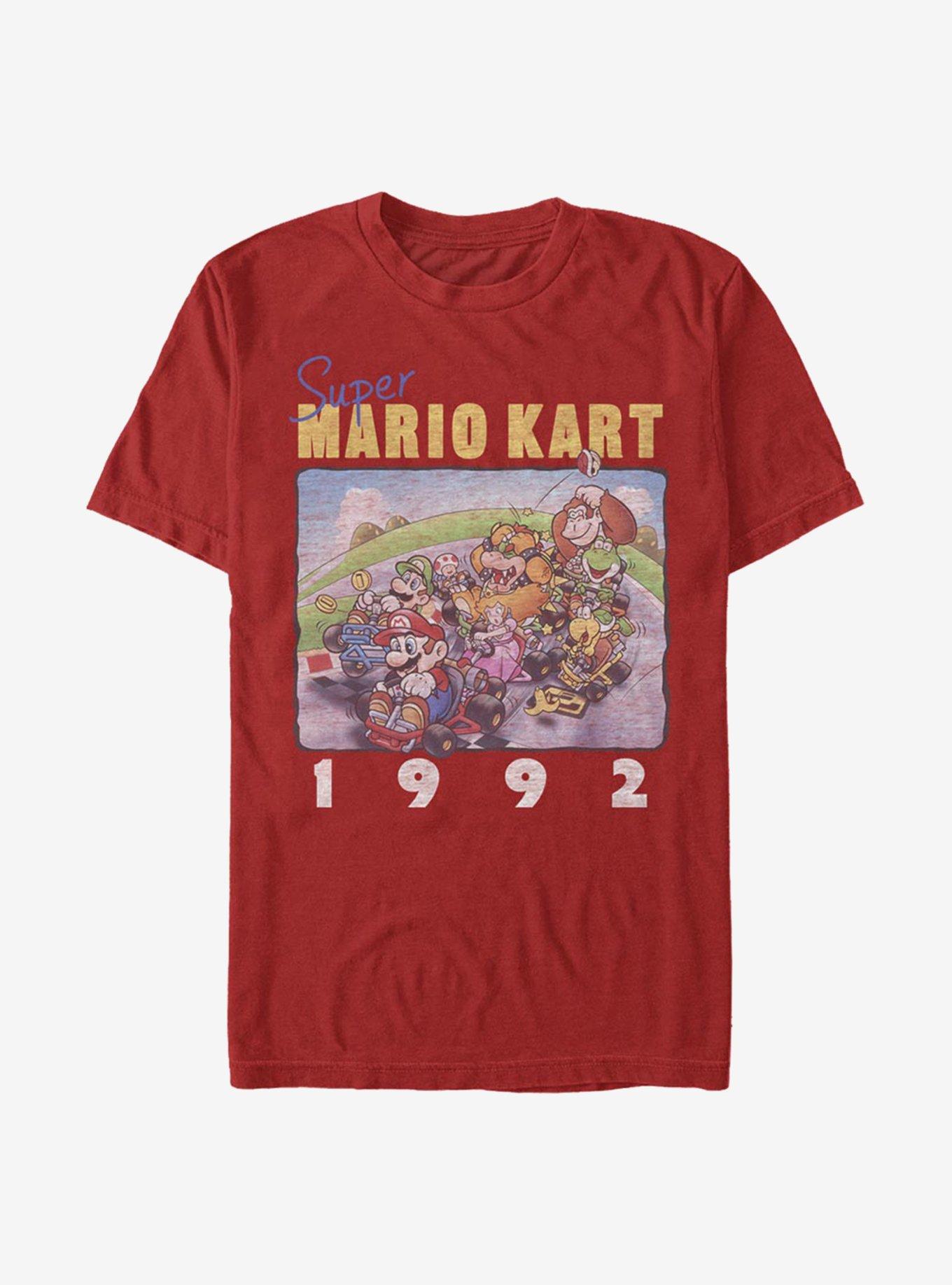 Nintendo Super Mario Mk Box T-Shirt, RED, hi-res