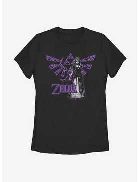 Nintendo The Legend Of Zelda Cheetah Crest Womens T-Shirt, , hi-res