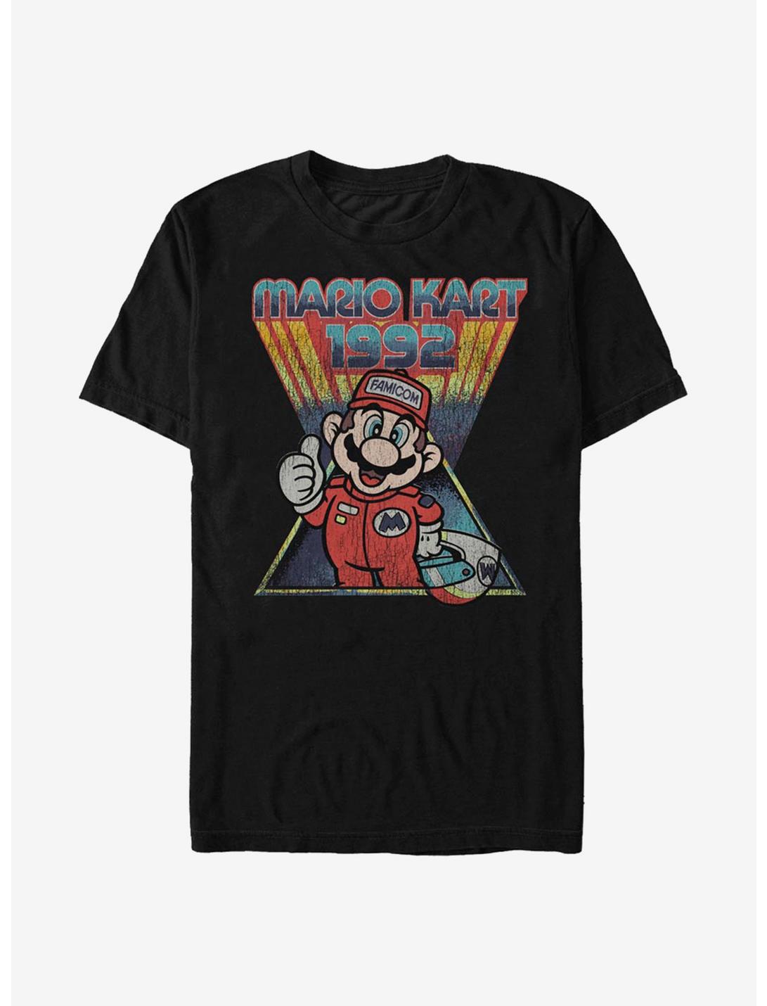 Nintendo Super Mario Race Of Old T-Shirt, BLACK, hi-res