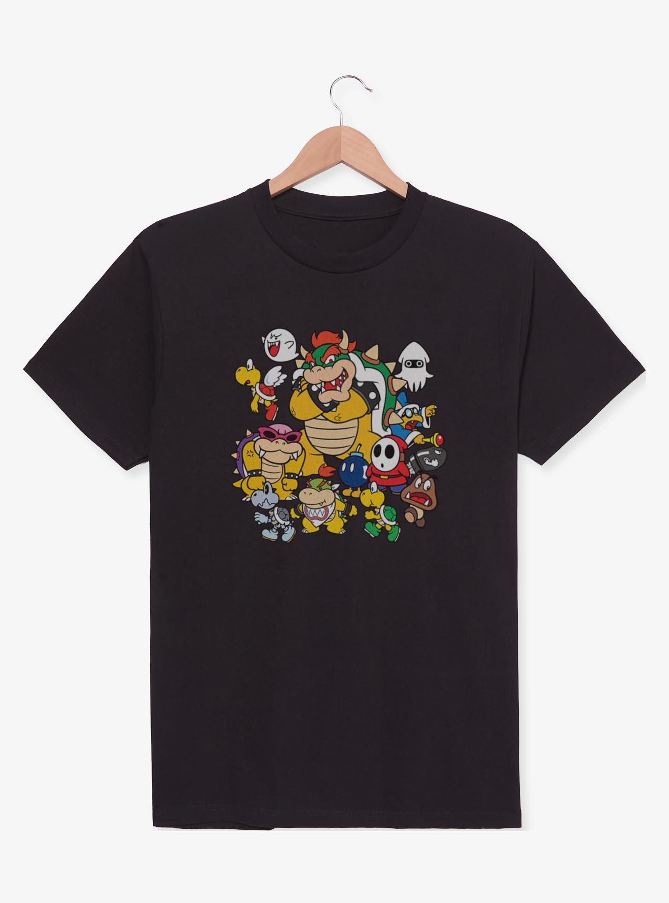 Nintendo Super Mario Villain Stack T-Shirt