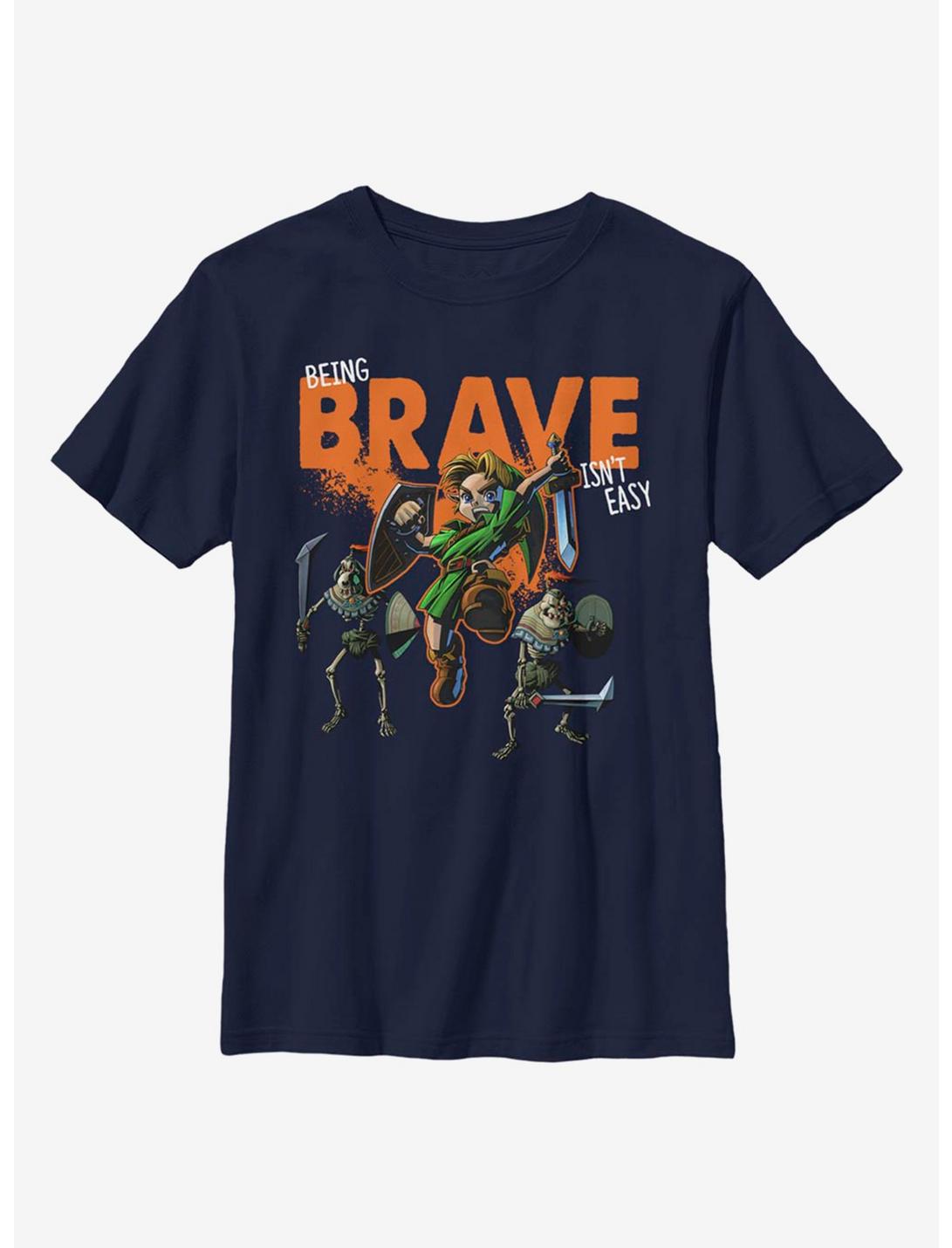 Nintendo The Legend Of Zelda Brave Youth T-Shirt, NAVY, hi-res