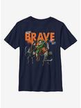 Nintendo The Legend Of Zelda Brave Youth T-Shirt, NAVY, hi-res