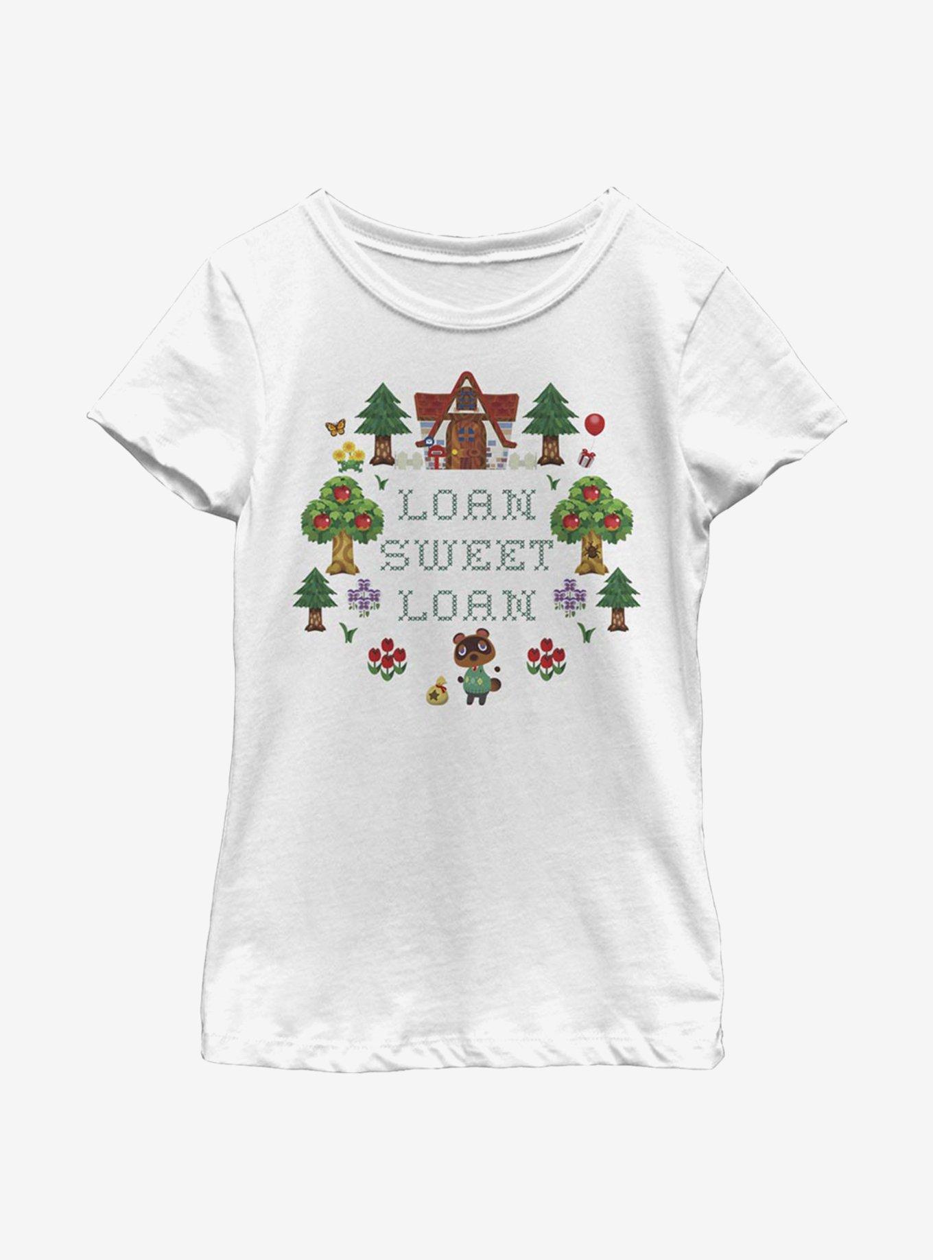 Nintendo Animal Crossing Sweet Loan Youth Girls T-Shirt, , hi-res