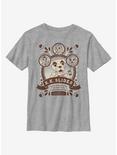 Nintendo Animal Crossing K.K. Slider At The Roost Youth T-Shirt, ATH HTR, hi-res