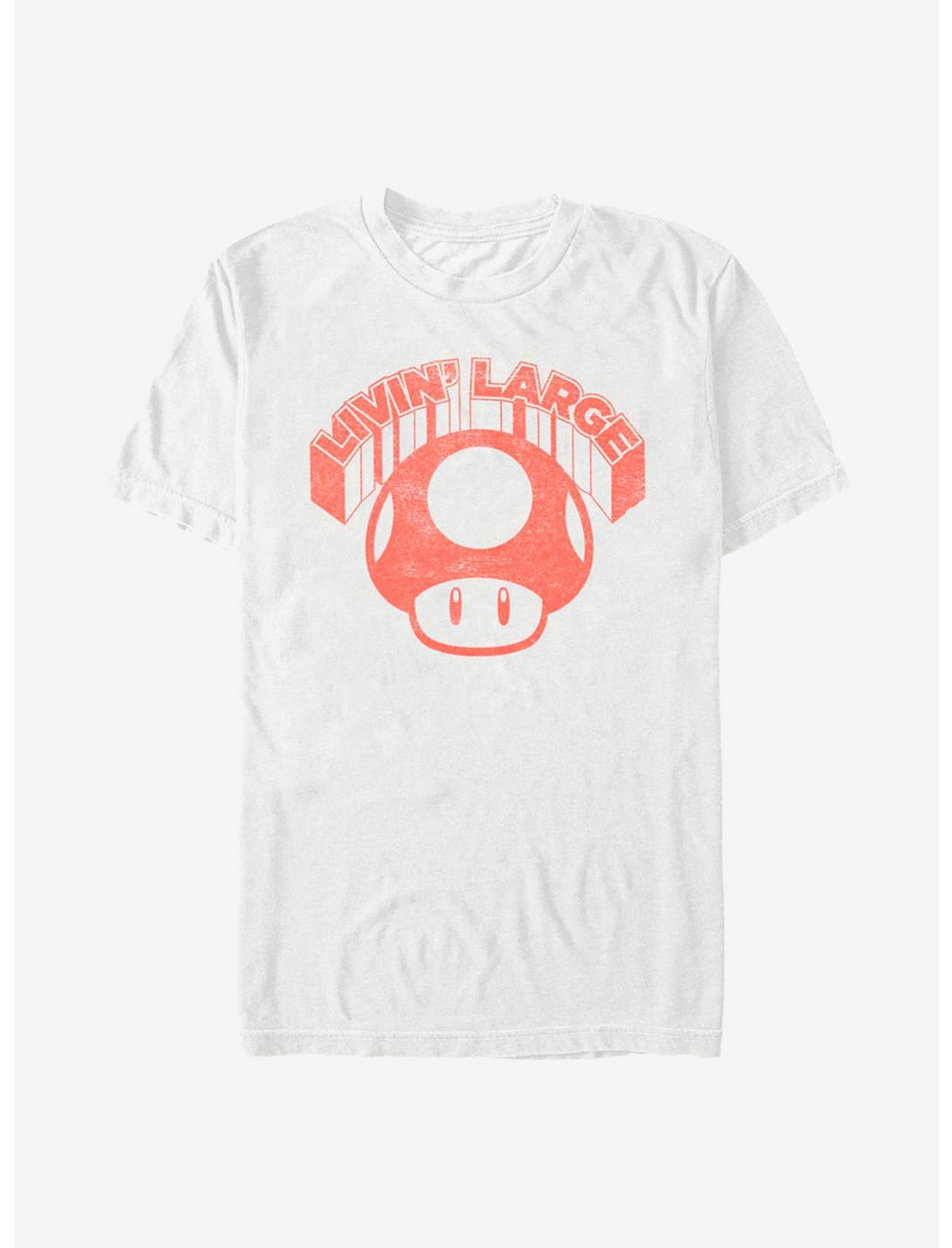 Nintendo Super Mario Living Large T-Shirt, WHITE, hi-res