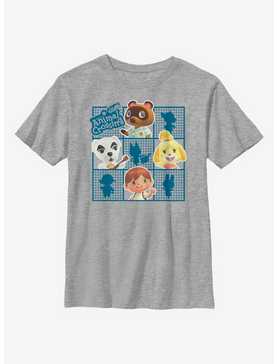 Nintendo Animal Crossing Character Grid Youth T-Shirt, , hi-res