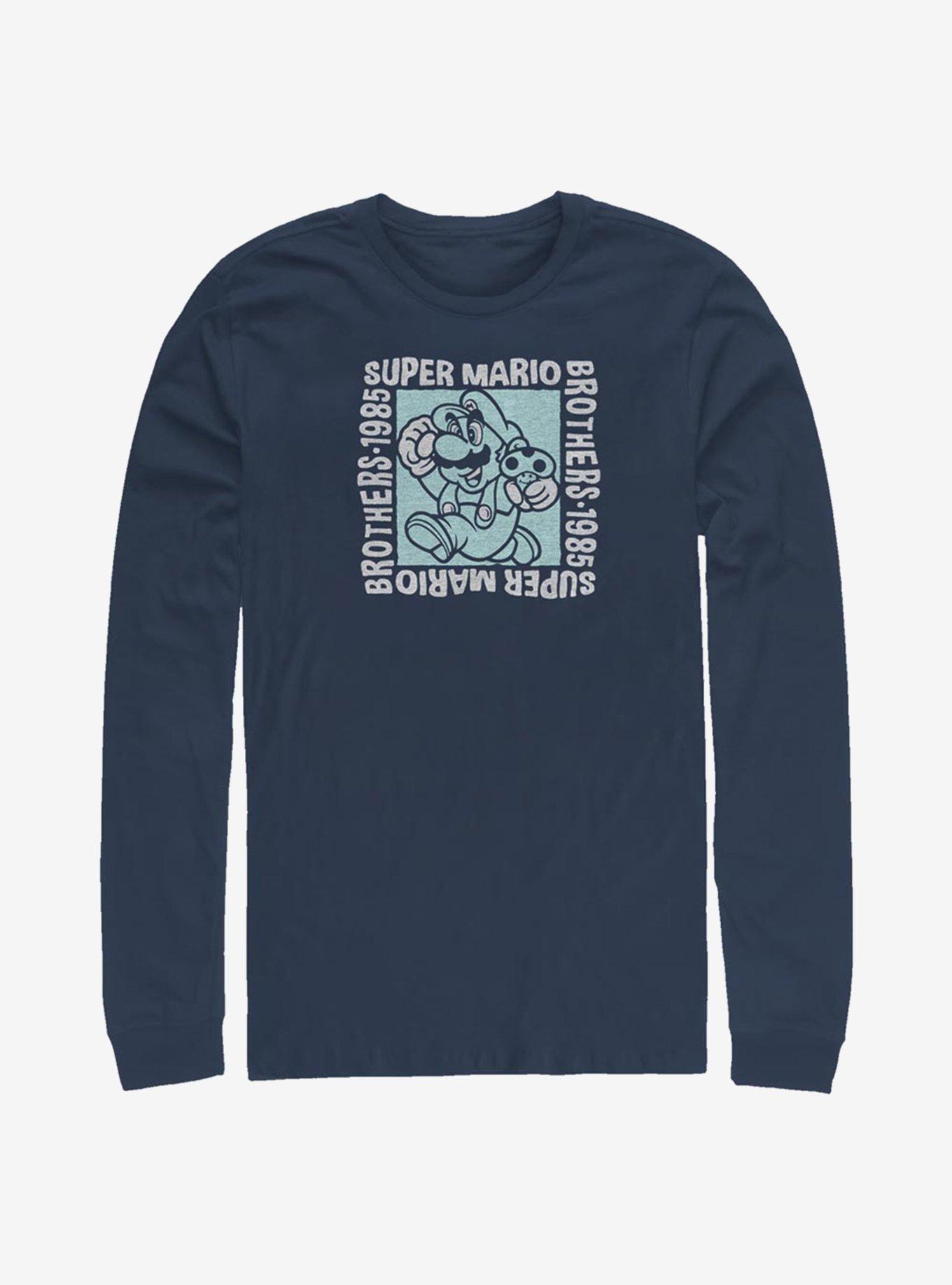 Nintendo Super Mario Brothers Box Long-Sleeve T-Shirt, , hi-res