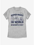 Nintendo Super Mario 3D World Collegiate Womens T-Shirt, ATH HTR, hi-res
