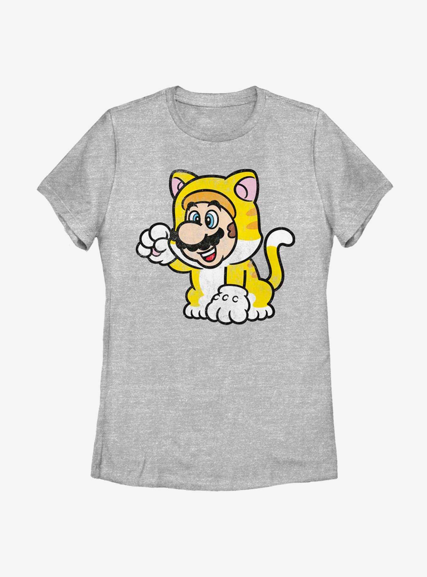 Nintendo Super Mario Cat Mario Solo Womens T-Shirt, , hi-res