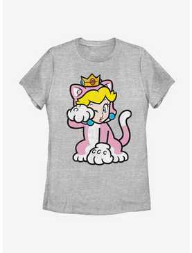 Nintendo Super Mario Cat Peach Solo Womens T-Shirt, , hi-res