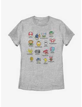 Nintendo Super Mario Kart Objects Womens T-Shirt, , hi-res