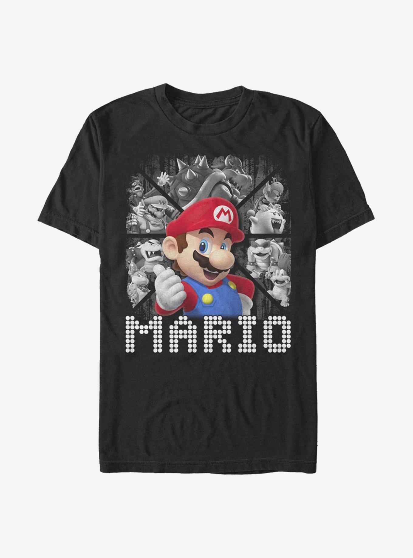 Nintendo Super Mario Buddies T-Shirt, BLACK, hi-res