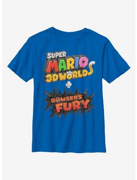 Nintendo Super Mario 3D Bowser's Fury Logo Youth T-Shirt, , hi-res