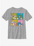 Nintendo Super Mario 4 Character Boxup Youth T-Shirt, ATH HTR, hi-res