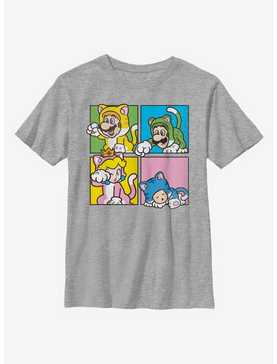 Nintendo Super Mario 4 Character Boxup Youth T-Shirt, , hi-res