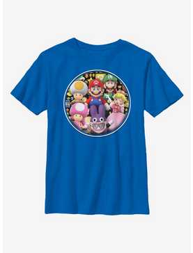Nintendo Super Mario Deluxe U Group Youth T-Shirt, , hi-res